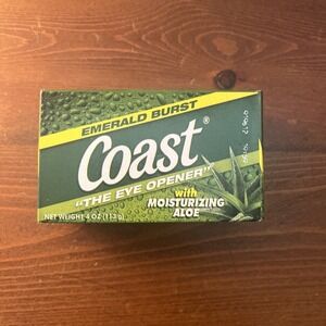 Coast Emerald Burst Bar Soap "The Eye Opener" with Moisturizing Aloe 4‎ oz